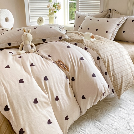 91家纺网 家纺一手货源 找家纺 （总）凌鼎 2025新款13070全棉印花款四件套