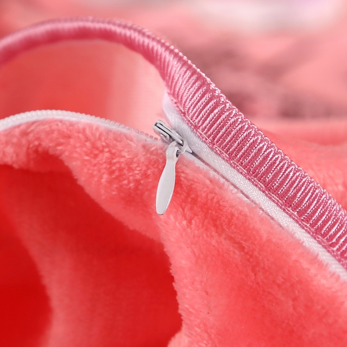 91家纺网 家纺一手货源 找家纺 绒品壹家家纺 2024新款5斤加厚金貂绒四件套 粉恋