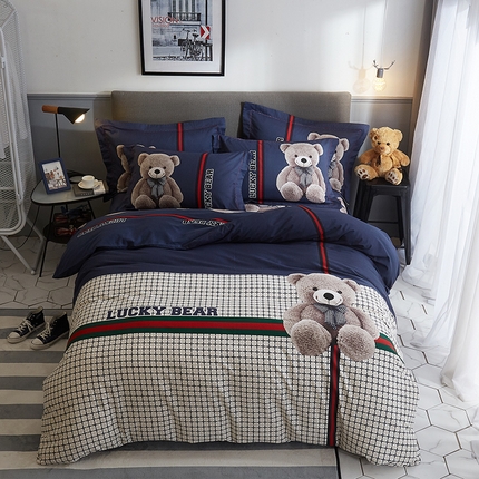 91家纺网 家纺一手货源 找家纺 （总）曼秀琳 2025秋冬新款全棉磨毛印花四件套