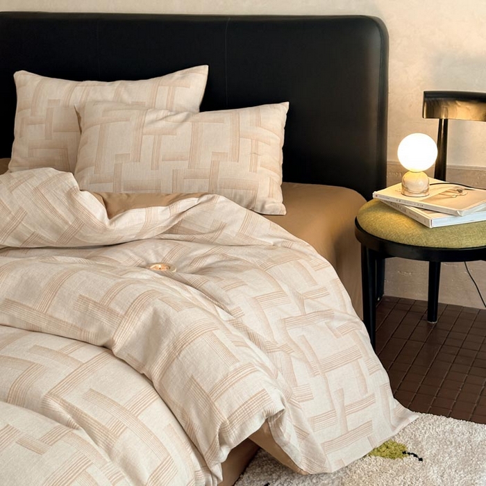 91家纺网 家纺一手货源 找家纺 ab家纺 2024新款A类全棉三层纱提花四件套--奥德赛 奥德赛 米咖