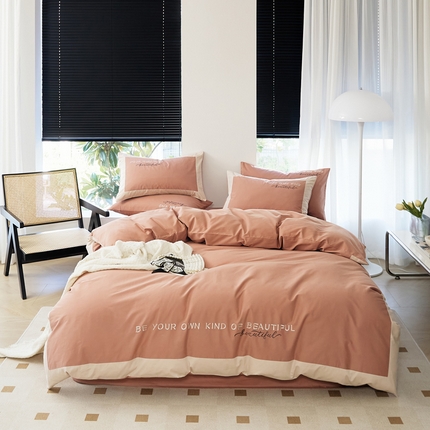 91家纺网 家纺一手货源 找家纺 （总）EH家居 2024新款全棉磨毛四件套-知己系列