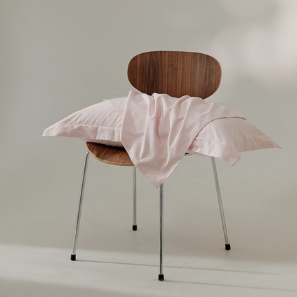 EH家居 2024新款秋冬全棉磨毛单品系列-单枕套 莲粉色