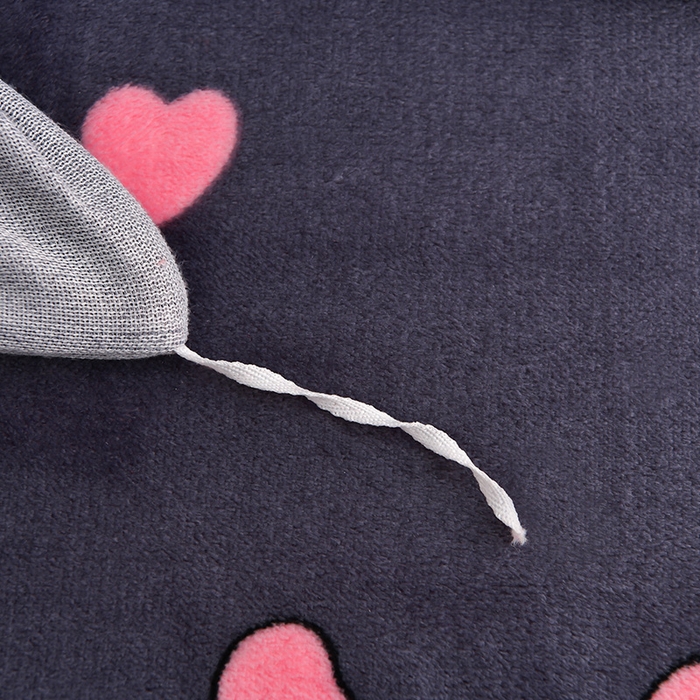 91家纺网 家纺一手货源 找家纺 绒品壹家家纺 2024新款5斤加厚金貂绒四件套 爱心结