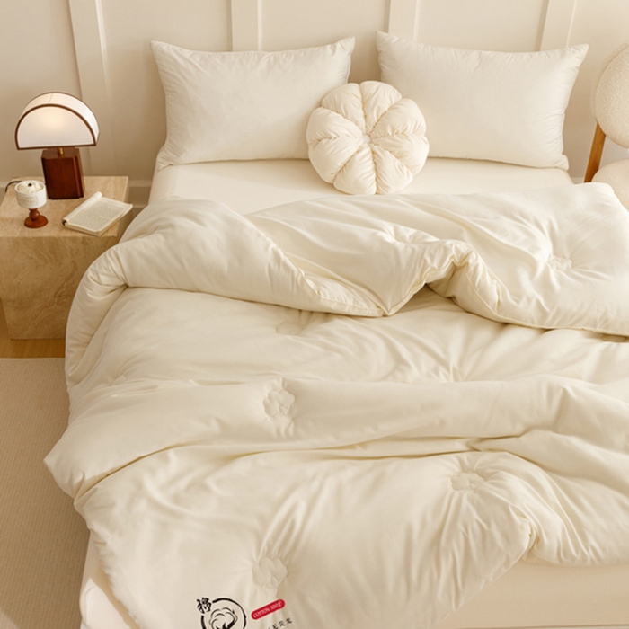 91家纺网 家纺一手货源 找家纺 （总）卡派 2024新款水洗棉全棉新疆棉花被子被芯