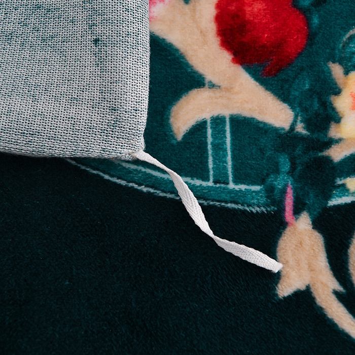 91家纺网 家纺一手货源 找家纺 绒品壹家家纺 2024新款5斤加厚金貂绒四件套 牡丹花开