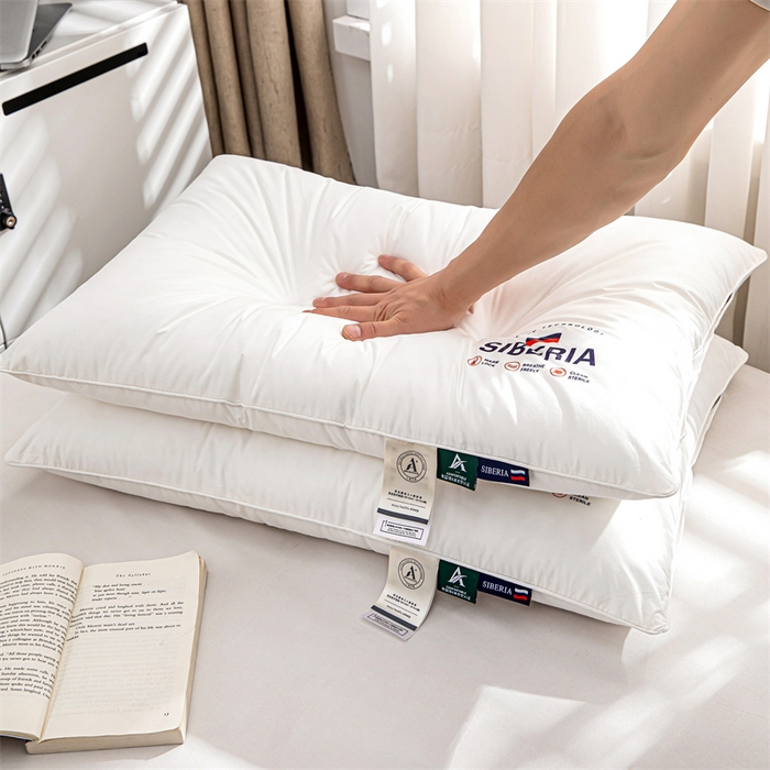 91家纺网 家纺一手货源 找家纺 佳尚枕芯 2025新款抖音热款全棉纯棉a类定形枕头枕芯国旗风格 白色-单边低枕