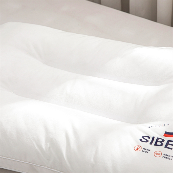 91家纺网 家纺一手货源 找家纺 佳尚枕芯 2025新款抖音热款全棉纯棉a类定形枕头枕芯国旗风格 白色-立体中枕