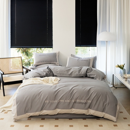 91家纺网 家纺一手货源 找家纺 （总）EH家居 2024新款全棉磨毛四件套-知己系列