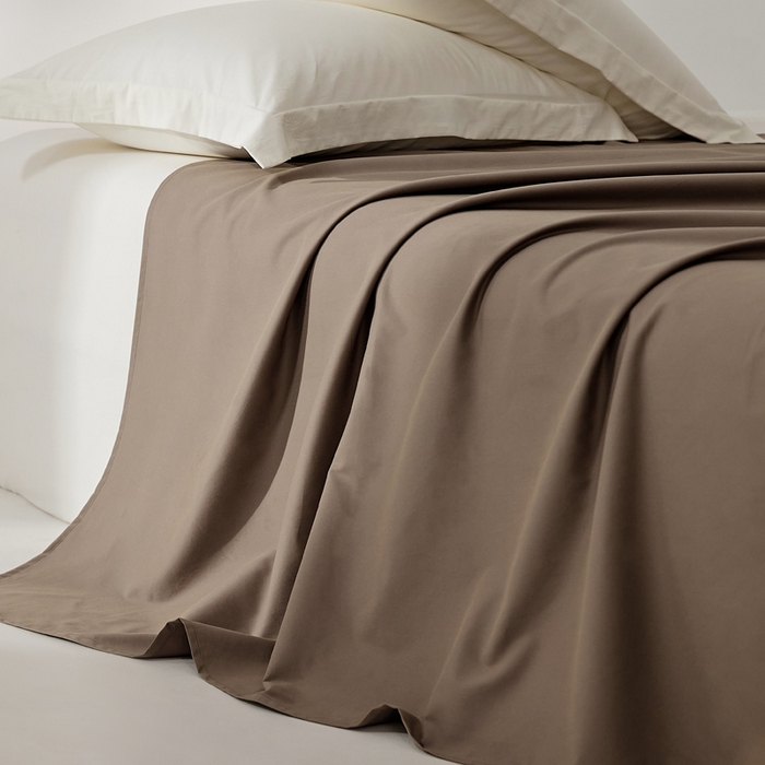 91家纺网 家纺一手货源 找家纺 EH家居 2024新款秋冬全棉磨毛单品系列-单床单 高级咖