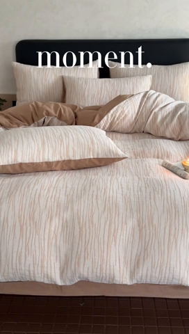 91家纺网 家纺一手货源 找家纺 ab家纺 2024新款A类全棉三层纱提花四件套--凡尔赛 凡尔赛 粉色