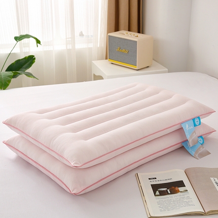 91家纺网 家纺一手货源 找家纺 （总）织布人 2024新款枕芯亲肤磨毛提花小仙丝低枕矮枕护颈椎助睡眠单人枕头