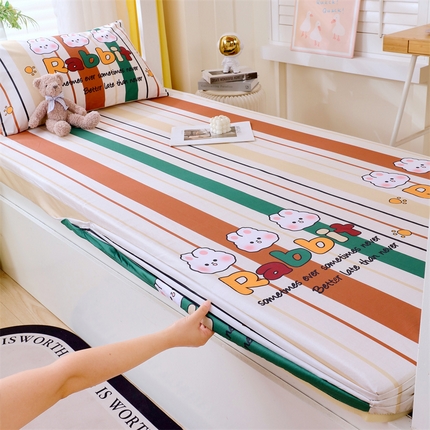 91家纺网 家纺一手货源 找家纺 （总）2024新款学生宿舍.13372印花单品床笠