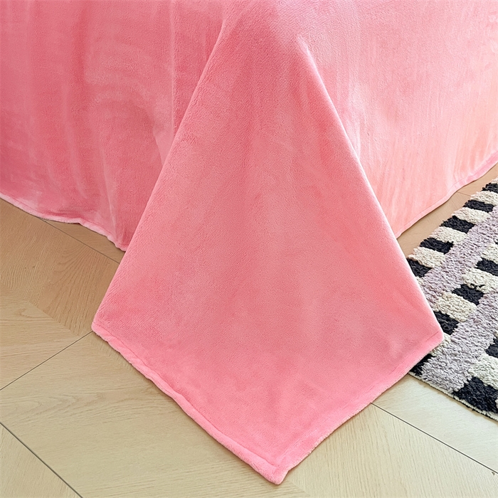 91家纺网 家纺一手货源 找家纺 启程家纺 2024新款A类秋冬INS风牛奶绒四件套 米妮3