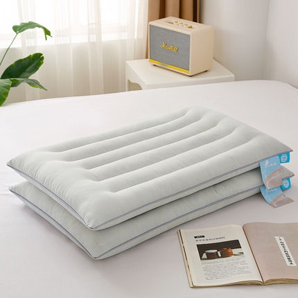 91家纺网 家纺一手货源 找家纺 （总）织布人 2024新款枕芯亲肤磨毛提花小仙丝低枕矮枕护颈椎助睡眠单人枕头