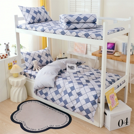 2024新款学生宿舍.13372印花三件套 灵动-兰