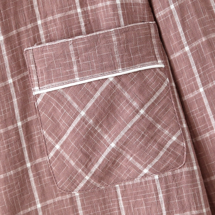 91家纺网 家纺一手货源 找家纺 （总）洛兰沙家居馆【只代发】【只代发】 2024新款男士睡衣春秋季纯棉长袖大码家居服全棉薄款宽松男士春夏居家服可外贸