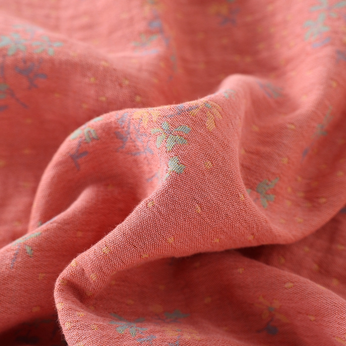 91家纺网 家纺一手货源 找家纺 洛兰沙家居馆【只代发】【只代发】 2024新款全棉色织提花国风长袖长裤睡衣女四季薄款圆领套头家居服套装可外穿 中式-粉色