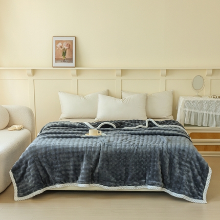 91家纺网 家纺一手货源 找家纺 （总）蓝冰家纺 2024新款仿兔毛绒毛毯毯子