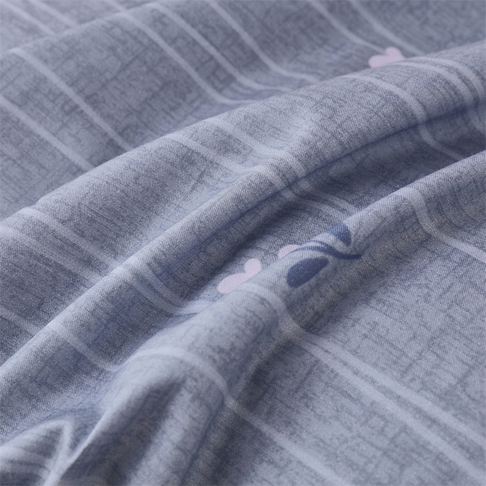 91家纺网 家纺一手货源 找家纺 2024新款学生宿舍.13372印花三件套 花枝