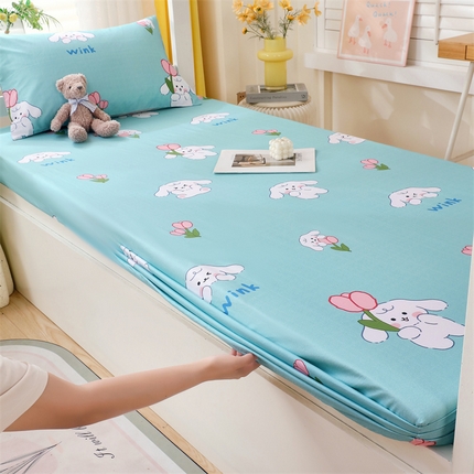 91家纺网 家纺一手货源 找家纺 （总）2024新款学生宿舍.13372印花单品床笠