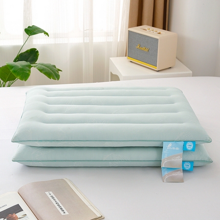 91家纺网 家纺一手货源 找家纺 （总）织布人 2024新款枕芯亲肤磨毛提花小仙丝低枕矮枕护颈椎助睡眠单人枕头