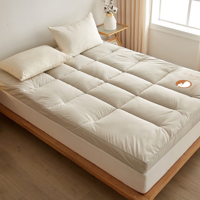 91家纺网 家纺一手货源 找家纺 迪乐妮家居  2024新款羊毛软床垫 灰色