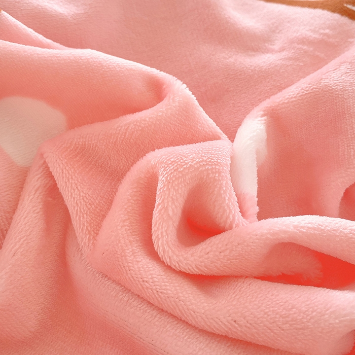 91家纺网 家纺一手货源 找家纺 莱米家纺 2024新款大版牛奶绒卡通四件套 花花少女