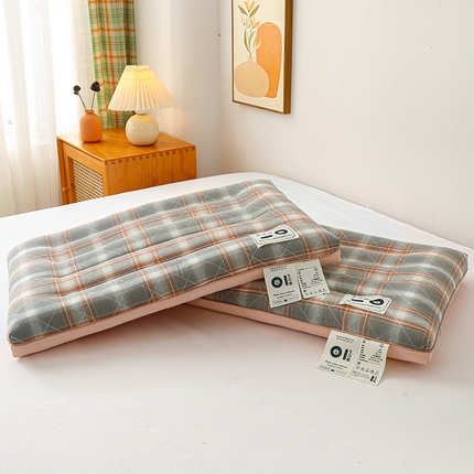 91家纺网 家纺一手货源 找家纺 （总）织布人 2024新款枕芯全棉水洗生态棉成人低枕头矮枕颈椎枕头枕芯