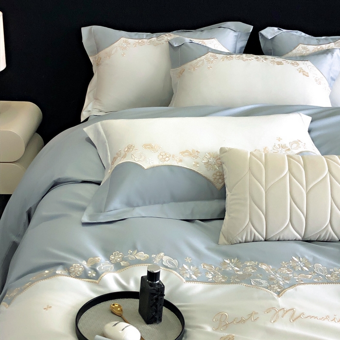 91家纺网 家纺一手货源 找家纺 （总）爱缦 2024新款100支澳棉四件套--花恋系列