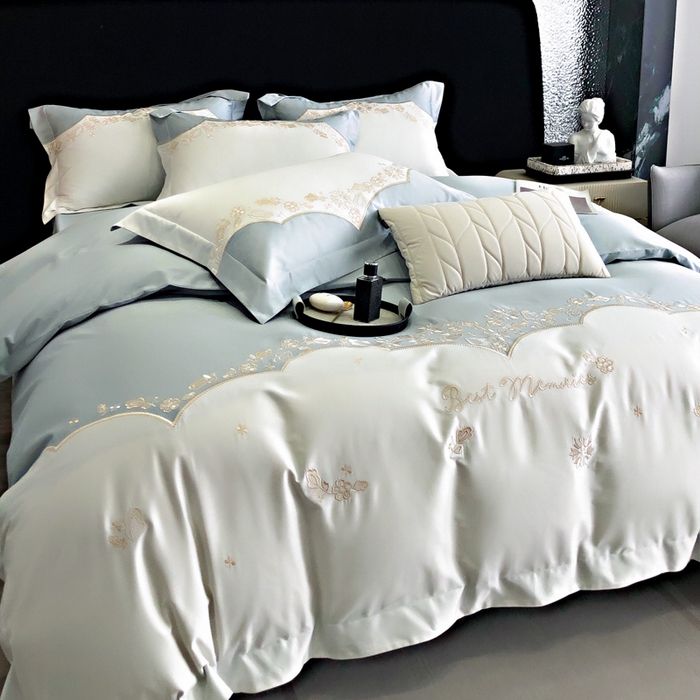 91家纺网 家纺一手货源 找家纺 （总）爱缦 2024新款100支澳棉四件套--花恋系列