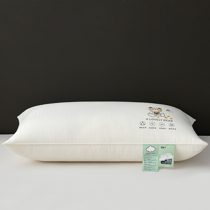 91家纺网 家纺一手货源 找家纺 （总）织布人 2024新款枕芯A类大豆小熊云柔枕芯护颈椎助睡眠高回弹枕头枕芯