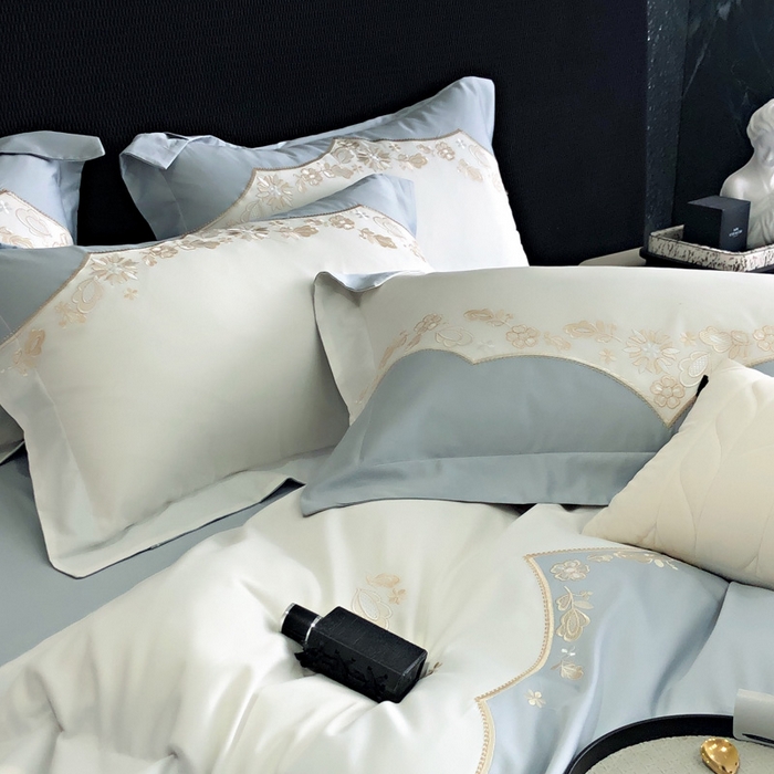 91家纺网 家纺一手货源 找家纺 （总）爱缦 2024新款100支澳棉四件套--花恋系列