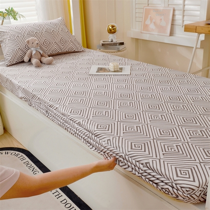 91家纺网 家纺一手货源 找家纺 （总）2024新款学生宿舍.13372印花单品床笠