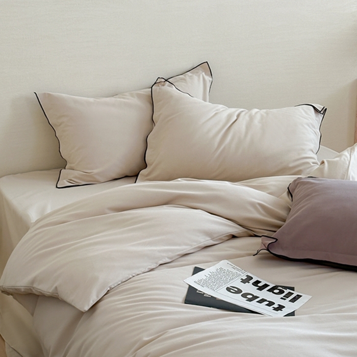 91家纺网 家纺一手货源 找家纺 （总）梦享生活家居 2024新款Ａ类50支全棉磨毛密拷边四件套系列