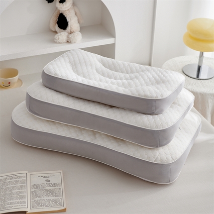 91家纺网 家纺一手货源 找家纺 （总）织布人 2024新款枕芯A类针织按摩亲子枕儿童枕学生成人护颈椎枕头枕芯