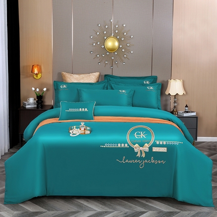 91家纺网 家纺一手货源 找家纺 （总）2026秋冬新品全棉磨毛刺绣120支四件套系列-罗拉之恋