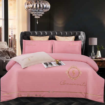 91家纺网 家纺一手货源 找家纺 （总）2026秋冬新品全棉磨毛刺绣120支四件套系列-奥斯丁