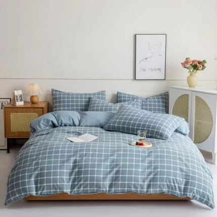 91家纺网 家纺一手货源 找家纺 （总）玖琳家纺 2024新款全棉色织水洗棉四件套