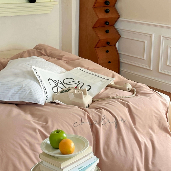 91家纺网 家纺一手货源 找家纺 时年家纺 2024新款40毛巾绣全工艺水洗全棉系列四件套（充值会员优惠5元） 奶咖条