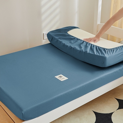 91家纺网 家纺一手货源 找家纺 （总）衿成家纺 2025新款全棉喷气纯色学生宿舍单床笠