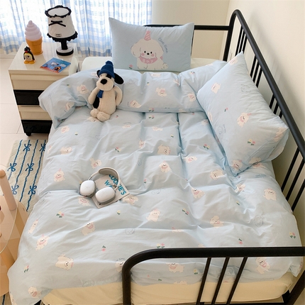 91家纺网 家纺一手货源 找家纺 （总）美乐迪家纺 2024新款全棉印花混搭系列四件套