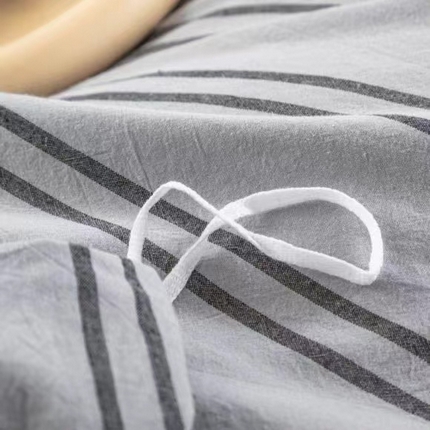 91家纺网 家纺一手货源 找家纺 （总）玖琳家纺 2024新款全棉色织水洗棉四件套