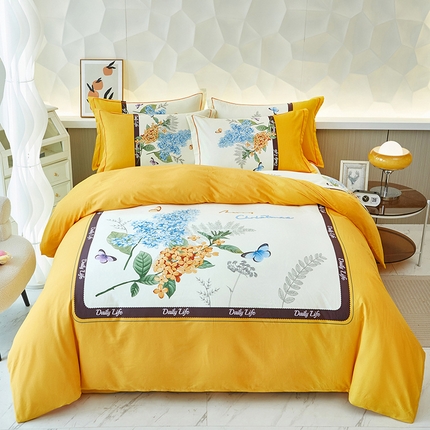 91家纺网 家纺一手货源 找家纺 （总）雲归梦 2025新款加厚全棉生态磨毛大版四件套