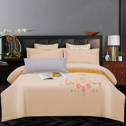 91家纺网 家纺一手货源 找家纺 （总）2026秋冬新品全棉磨毛刺绣120支四件套系列-玫瑰庄园