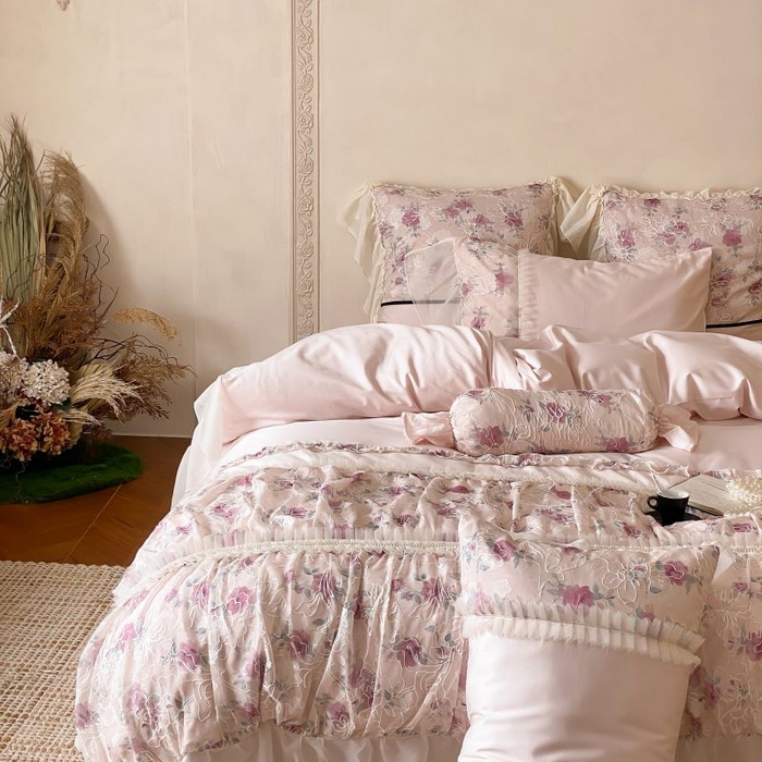 91家纺网 家纺一手货源 找家纺 （总）星野家居 2024秋冬新品棉双股澳棉四件套-布拉格