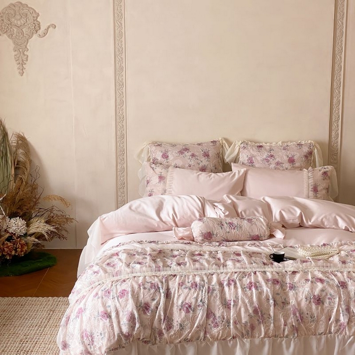 91家纺网 家纺一手货源 找家纺 （总）星野家居 2024秋冬新品棉双股澳棉四件套-布拉格