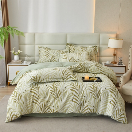 91家纺网 家纺一手货源 找家纺 （总2）2025秋冬新款全棉超柔生态磨毛四件套（32*21支）