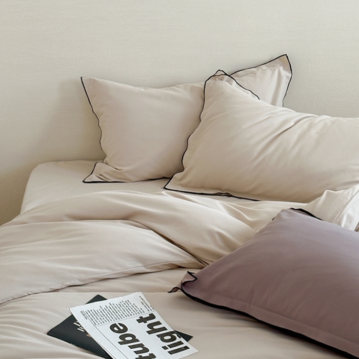 91家纺网 家纺一手货源 找家纺 （总）梦享生活家居 2024新款Ａ类50支全棉磨毛密拷边四件套系列