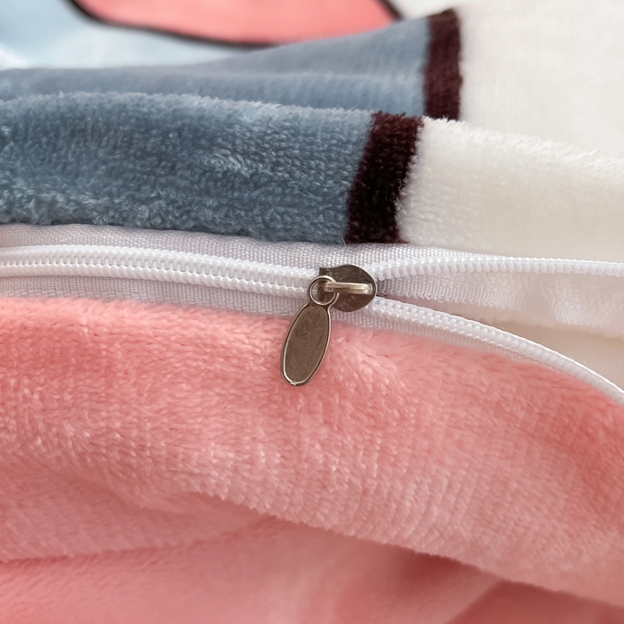 91家纺网 家纺一手货源 找家纺 喜梦缘-2025新款大版卡通牛奶绒四件套 独角兽