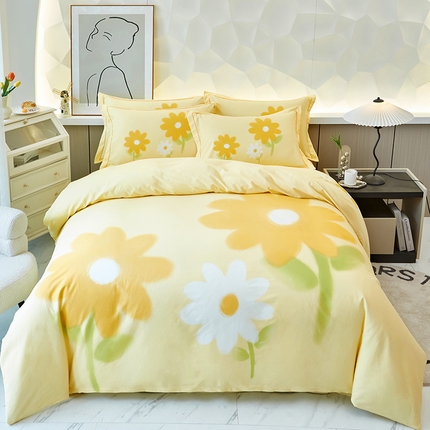 91家纺网 家纺一手货源 找家纺 （总）雲归梦 2025新款加厚全棉生态磨毛大版四件套